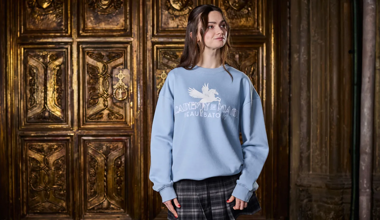 スタジオツアー東京 映画『ハリー・ポッター』の世界観を再現したショップグッズ ボーバトンのスウェット