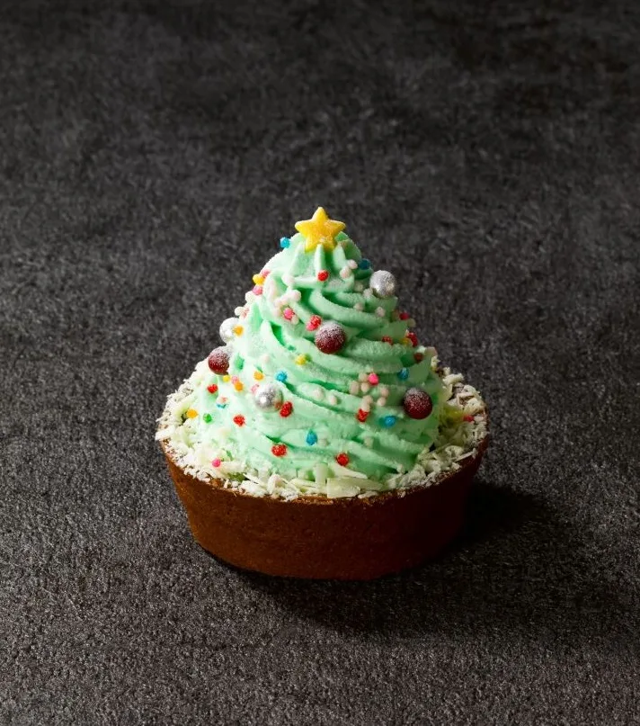 スタジオツアー東京 ホグワーツ城のクリスマスツリーを模したタルト